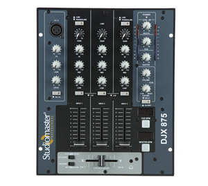 Studiomaster DJX 875 DJ Products DJ Mixers EV Radios Public